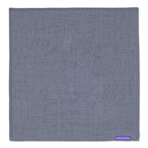 Irish Linen Handkerchiefs - Made in the USA - Grey - Vala Alta - Product Image